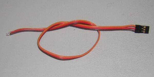 Prise mâle dorée JR, 0.30 mm²
