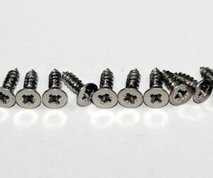 10 x vis tôle inox tête fraise 2.2 mm x 9.5 mm