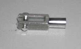 5 x chapes aluminium M3 axe 3 mm