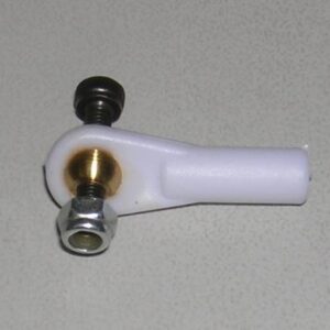 5 x chapes à boule plastique M3, vis M3