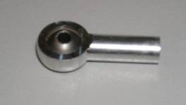 2 x chapes à rotule aluminium M3, vis M3