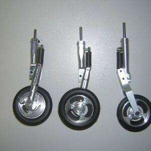 Trois roues + freins + 3 jambes (usinés CN)