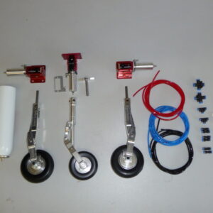 Train rentrant complet double effet + 2 electrovalves pour trains et freins