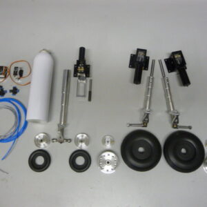 Train rentrant pneumatique complet + 2 electrovalves
