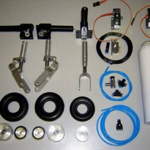 Train rentrant complet double effet + 2 électro valves pour trains et freins