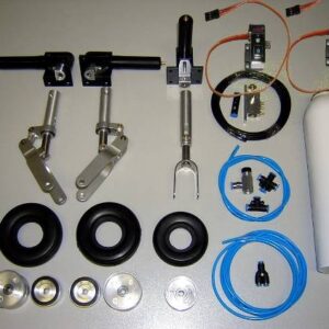 Train rentrant complet simple effet + 2 électro valves pour trains et freins