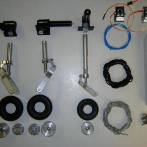 Train rentrant complet double effet + 2 électro valves pour trains et freins
