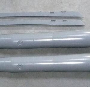 2 gros réservoirs sous voilure + rails