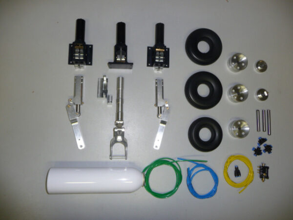 Train rentrant complet + 2 électro valves pour trains et freins