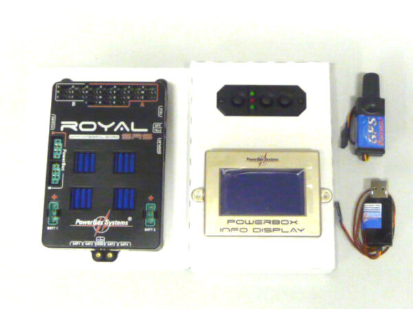 Powerbox royal srs avec ecran lcd et gps