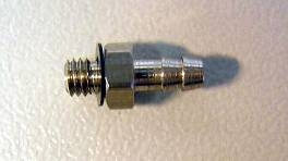 Raccord droit filetage m 3 pour tube 3 ext et 2 int