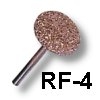 Fraise plate 20 mm arbre 3 mm, gros grains