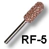 Fraise cylindrique bout rond 7 mm arbre 3 mm, gros grains