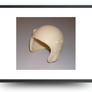 Casque pilote jet au ¼ non peint
